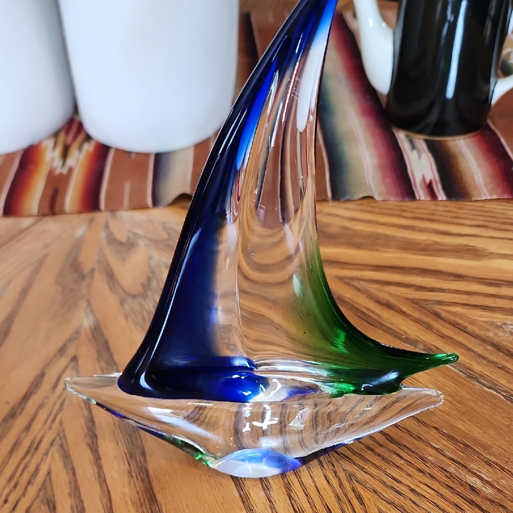 Glass Sailboat
